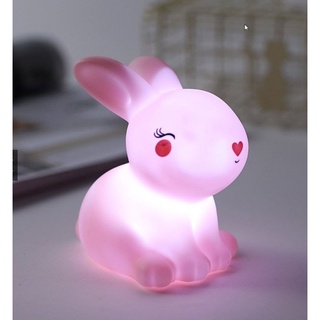 (Quà tặng không bán) Đèn ngủ silicone hình thú để bàn