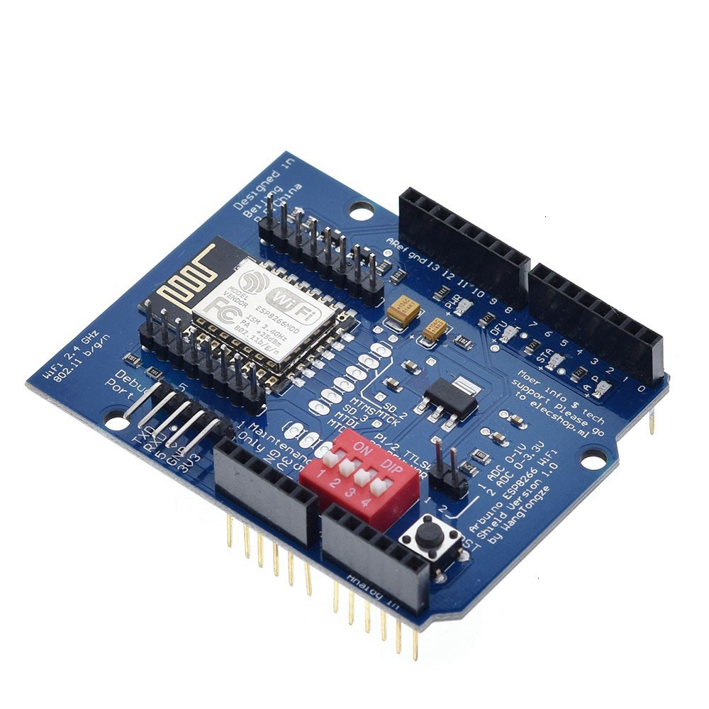 Bảng phát triển lá chắn không dây ESP8266 ESP-12E UART WIFI cho bảng mạch Arduino UNO R3 Mô-đun ONE | BigBuy360 - bigbuy360.vn