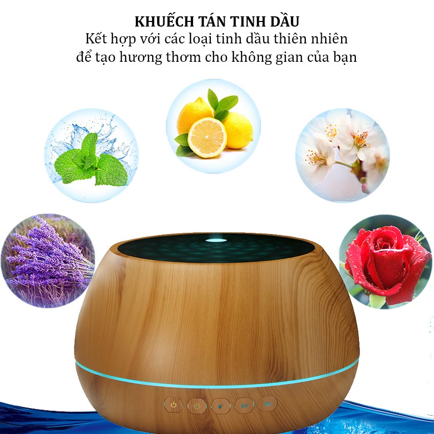 Máy Xông Tinh Dầu Loa Bluetooth Khuếch Tán Tinh Dầu Phun Sương Dung Tích Cực Lớn 1000ml Kết Nới Nghe Nhạc Với Điện Thoai