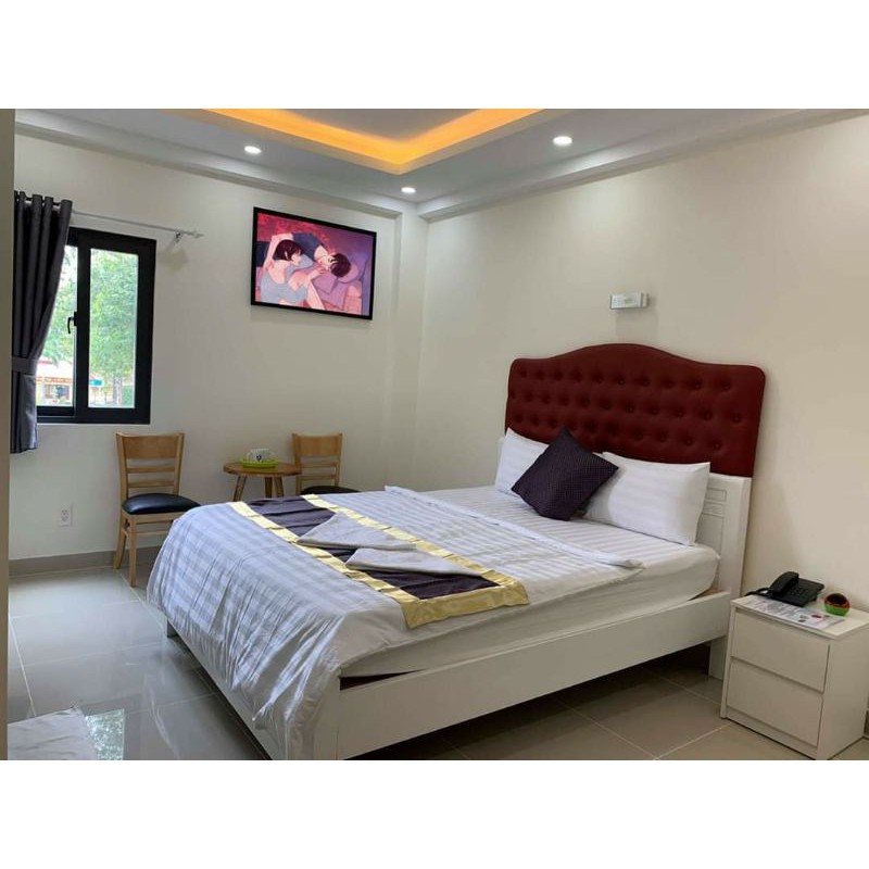 SET chăn ga gối cotton Poly khách sạn 4 mùa - Có sọc và không sọc - KT 2m2x2m