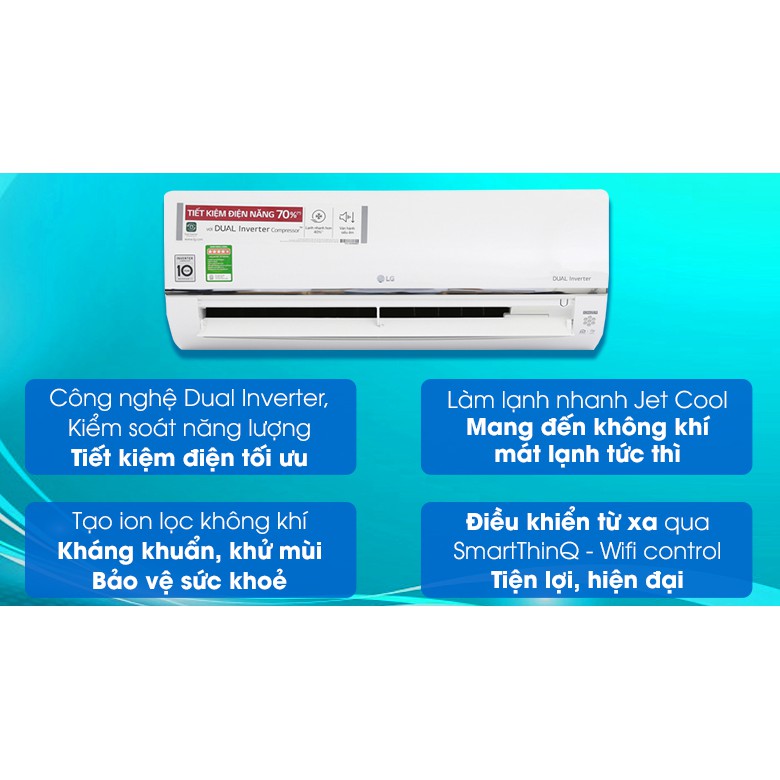 Máy lạnh LG Wifi Inverter 1.5 HP V13API (Miễn phí giao tại HCM-ngoài tỉnh liên hệ shop)