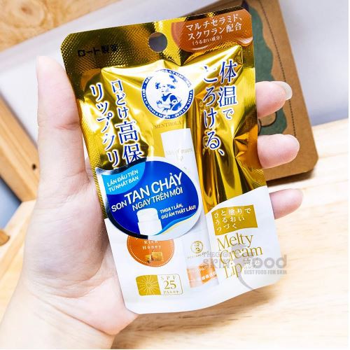Son Dưỡng Môi Chống Nắng Mentholatum Melty Lip Cream SPF25/PA+++ 2.4g | BigBuy360 - bigbuy360.vn