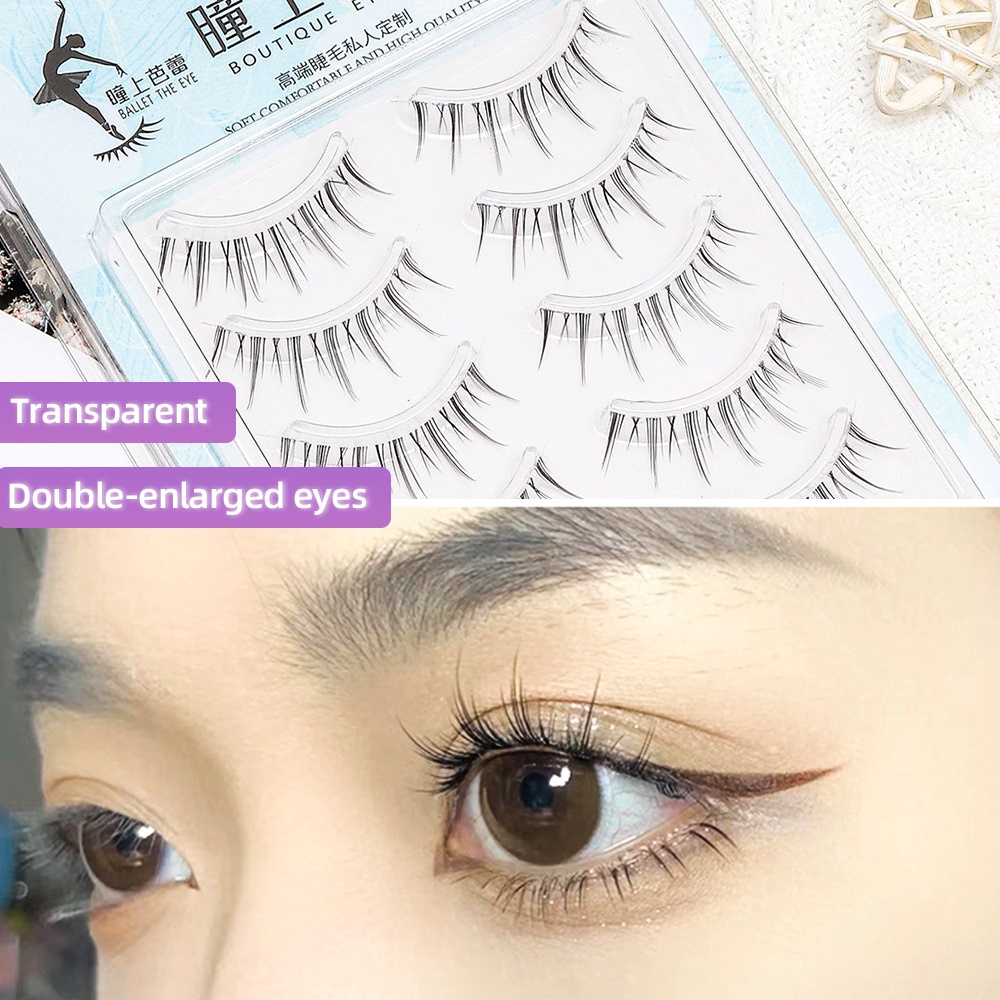 Set 5 cặp lông mi giả 3D FOREVERLILY mềm mịn được làm thủ công