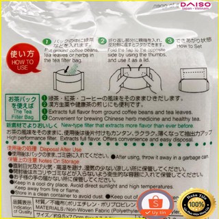 ( DAISO JAPAN) Túi lọc trà nhà bếp 100 chiếc - DAISO KITCHEN TEA BAG FILTER