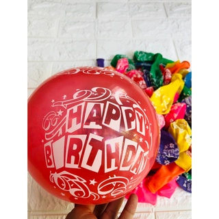 Bóng bay in chữ happy birthday