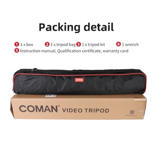 Chân máy quay Coman DX16Q5S Pro + Qùa tặng
