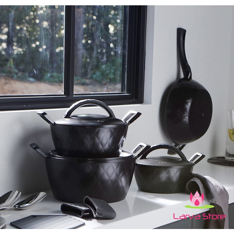 Nồi Chảo Salon Lock&Lock Chống Dính Ceramic Siêu Bền Đáy Từ GTH3242-IH / GTH3244-IH / GTH3263-IH