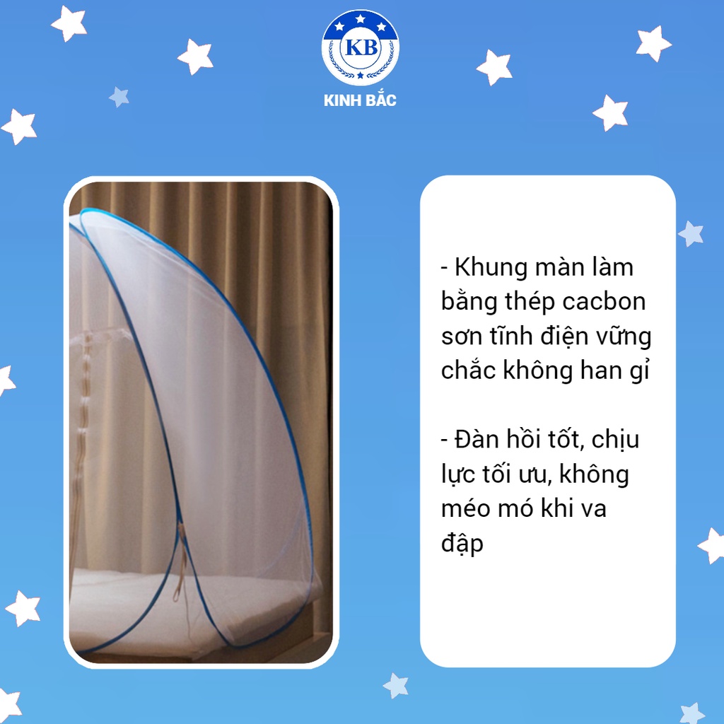 Màn Chụp Tự Bung Người Lớn Thông Minh Kinh Bắc Đủ Loại