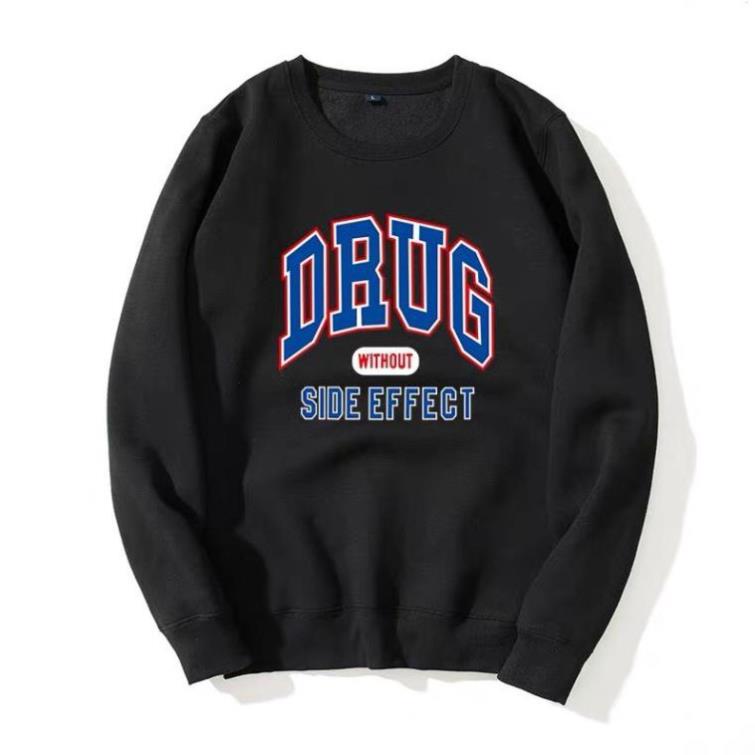 [MẪU MỚI TREND THU ĐÔNG 2021] Áo sweater DRUG Form Rộng Áo hoodie UNISEX Nam Nữ AN21 | BigBuy360 - bigbuy360.vn