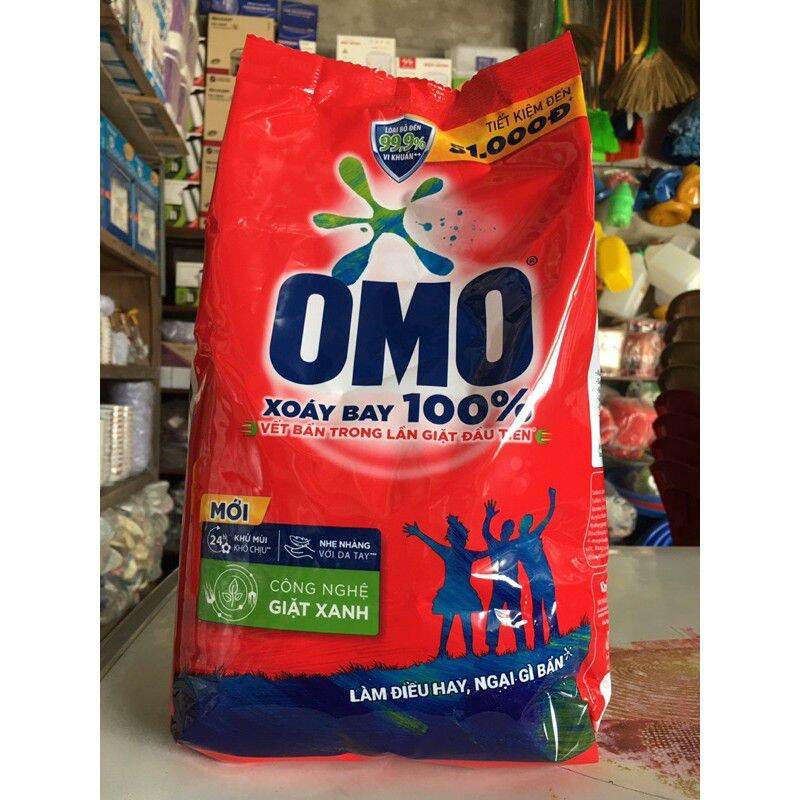 Bột Giặt Omo túi 4kg/4,5kg Công Nghệ Xanh