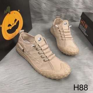 Giày nam vân cá sấu nhập khẩu chính hãng VŨ GIA dây buộc chống nước tiện lợi H88