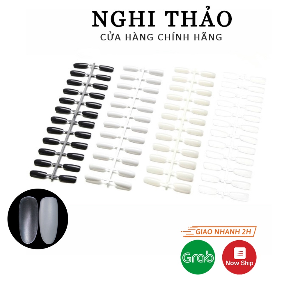 Móng bẻ tròn luyện vẽ set 120 móng