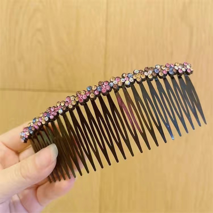Lược cài tóc đính đá phong cách Hàn Quốc thời trang
