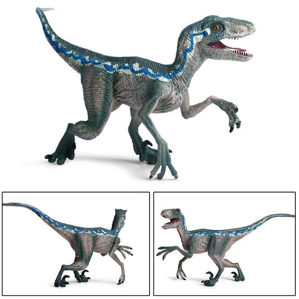Đồ chơi khủng long Velociraptor hoạ tiết xanh dương trong phim Jurassic World quà tặng ý nghĩa cho trẻ nhỏ