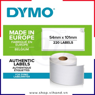 Cuộn tem nhãn dán Dymo (LW) giấy dùng cho máy in LabelWriter