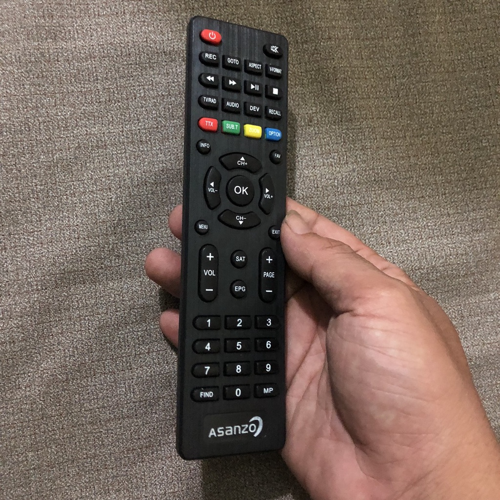 Điều Khiển TIVI ASANZO CHÍNH HÃNG 100% - Remote  dùng cho TV Asanzo Model 32AS100/32VS8/32VS9 - tặng kèm pin
