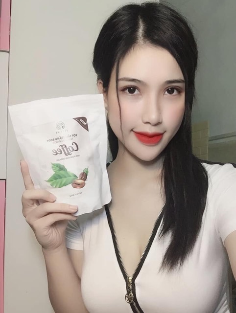 (100gr)Bột Tắm Trắng Tẩy Da Chết Cafe Ecolax cao cấp chuẩn Spa