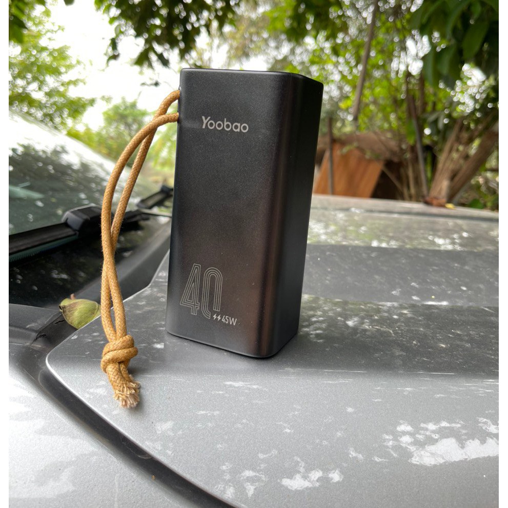 Pin sạc dự phòng Yoobao H40, dung lượng 40000mAh, công suất 45W sạc nhanh cho điện thoại , macbook, laptop