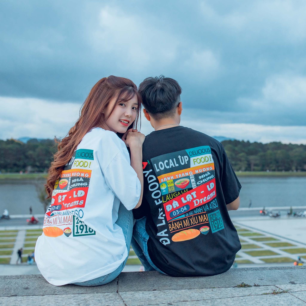 Combo Áo Thun LOCAL Đà Lạt - Dalat Foody - Dalat Travel, Áo Unisex Nam Nữ | BigBuy360 - bigbuy360.vn