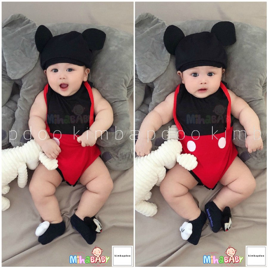 Thanh Lý Bodysuit Chip Nón Lẻ Size Nhiều Hình Cho Bé NEW 100% (Lỗi Vải hoặc In) - Mihababy