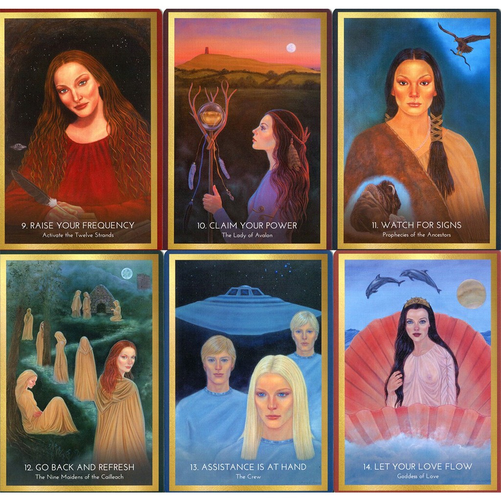 Bộ Bài Transcendent Journeys Oracle (Mystic House Tarot Shop) - Bài Gốc Authentic Chính Hãng 100%