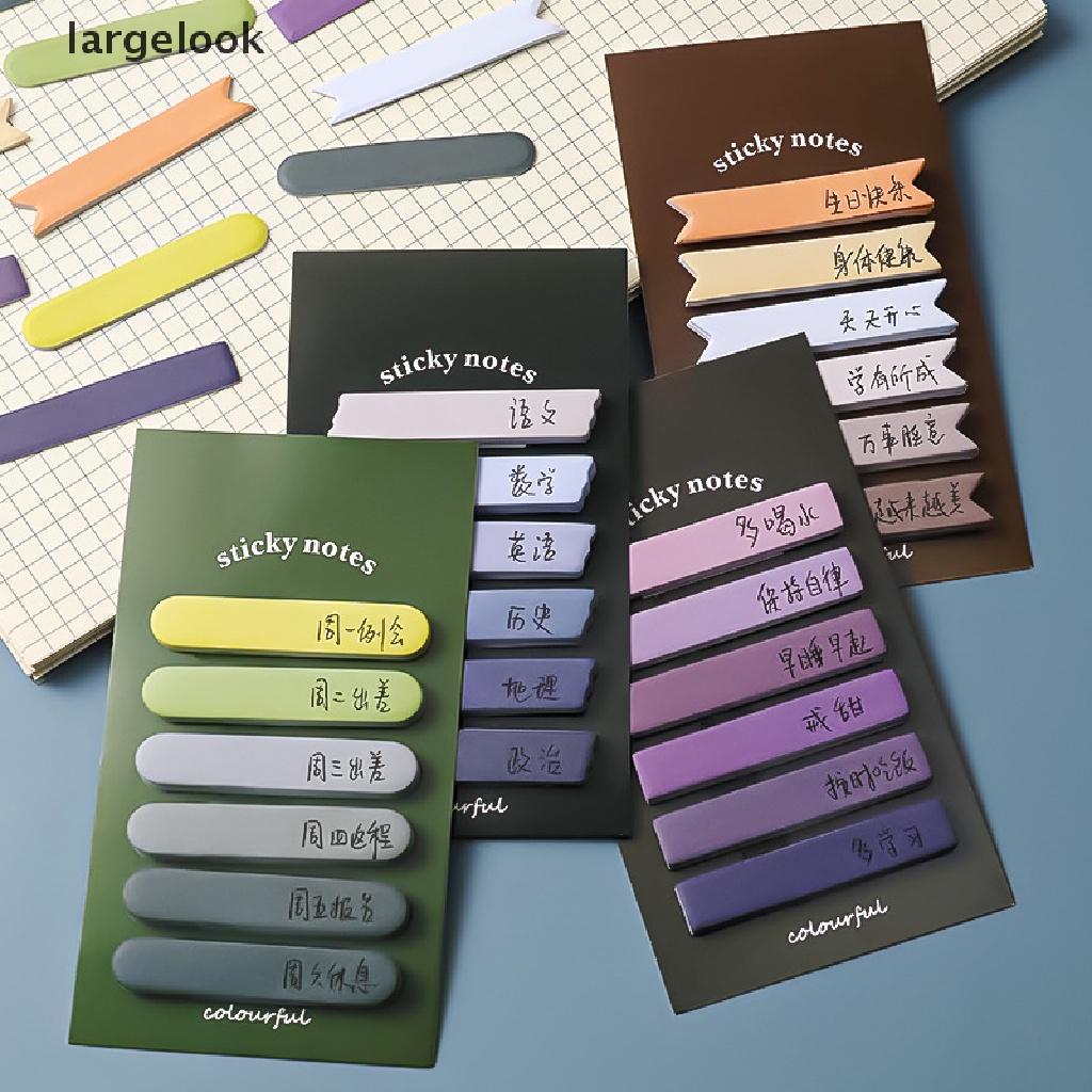 Set 120 Tờ Giấy Ghi Chú Màu Sắc Gradient Dành Cho Học Sinh ♨Hot