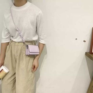 Túi mini da trơn đeo chéo (có ảnh thật)