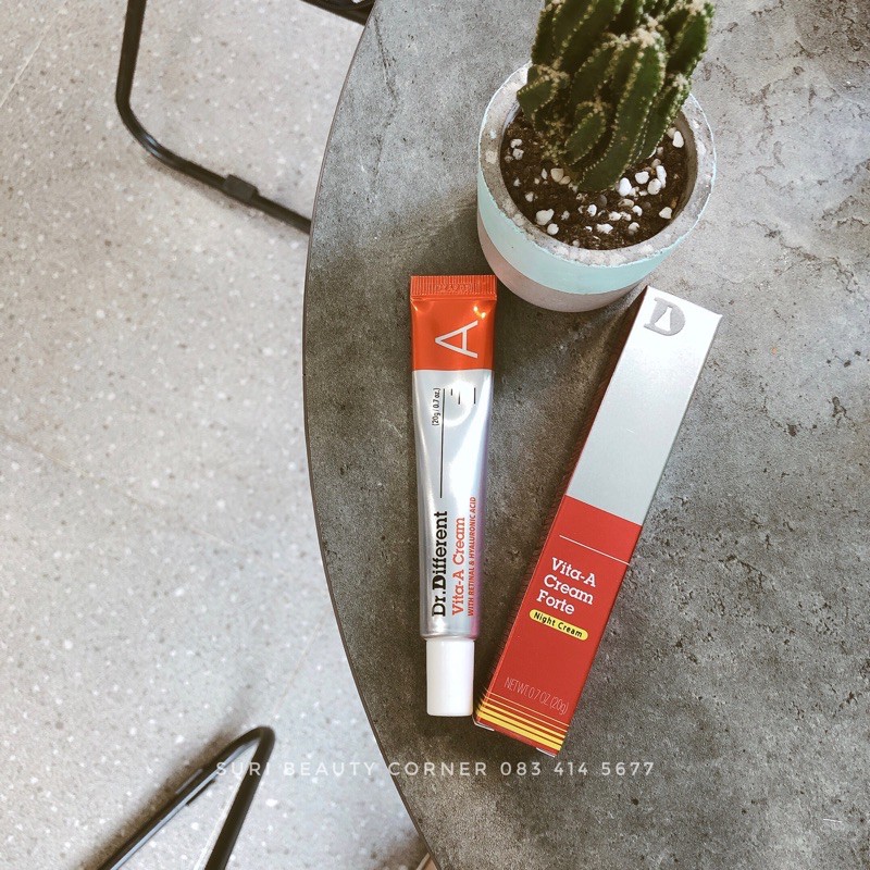 KEM DƯỠNG VIT A FORTE (RETINAL 0,1%) DR DIFFERENT