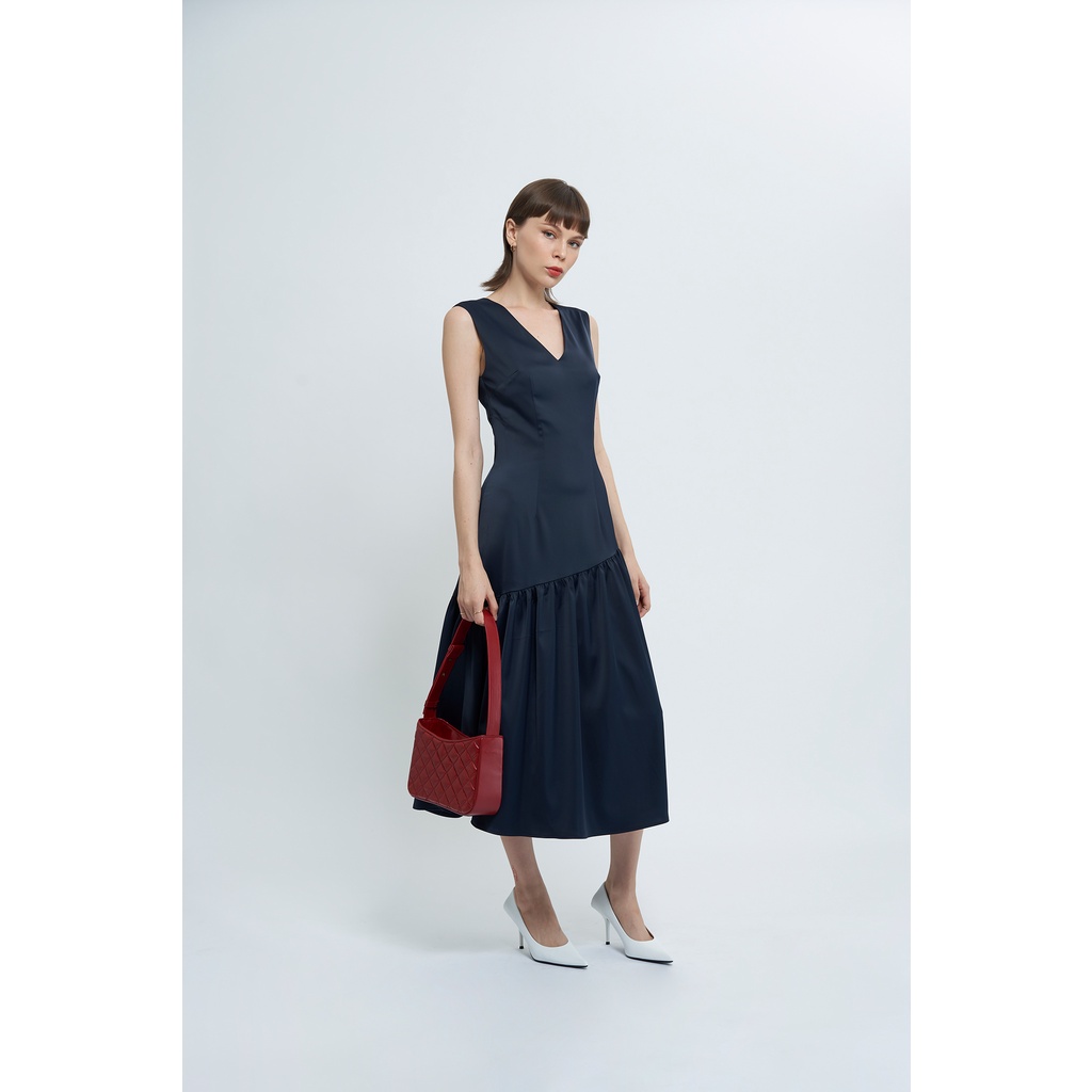 Đầm lụa không tay KHÂU BY CQ Yashita