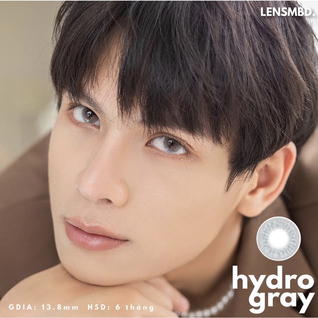 LENS KÍNH ÁP TRÒNG XÁM TRONG TỰ NHIÊN HYDRO GRAY LENSMBD.