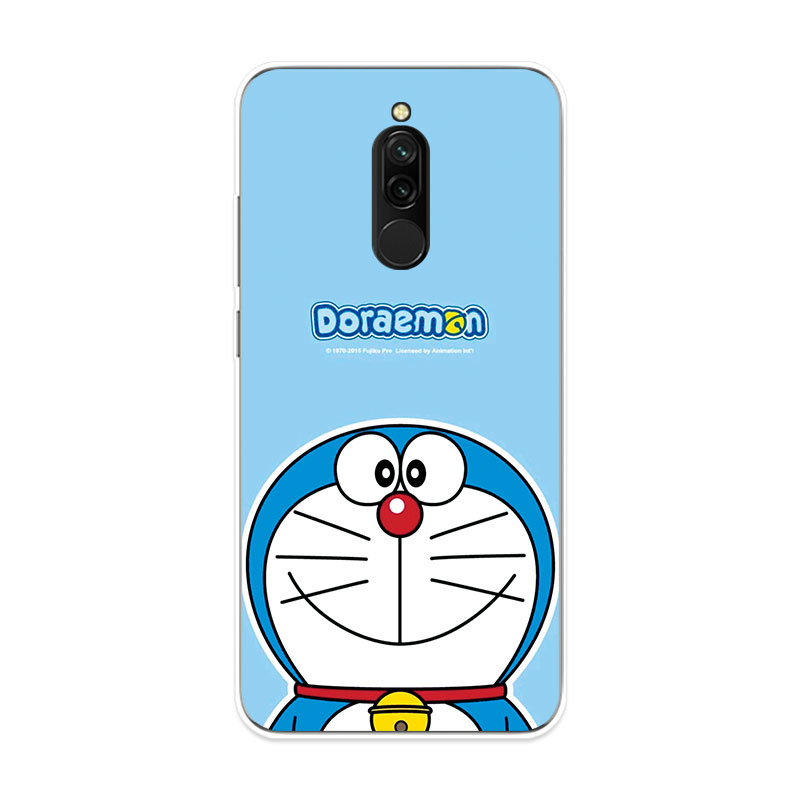 Ốp Lưng Xiaomi Redmi 8 8A Note 8 Pro TPU mềm Case Doraemon