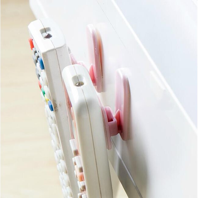 Set 2 giá treo điều khiển từ xa đa năng dán tường tiết kiệm diện tích, siêu tiện lợi - giao màu ngẫu nhiên