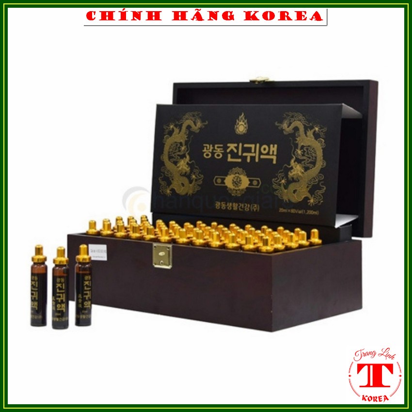 Tinh chất đông trùng hạ thảo Kanghwa hàn quốc, hộp 60 ống - Bổ dược, tăng cường sinh lý, sức khỏe, phòng ung thư