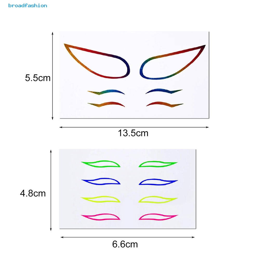 (Hàng Mới Về) Miếng Dán Kẻ Mắt Kim Tuyến Lấp Lánh Trang Điểm Nhanh Chóng Cho Nữ | BigBuy360 - bigbuy360.vn