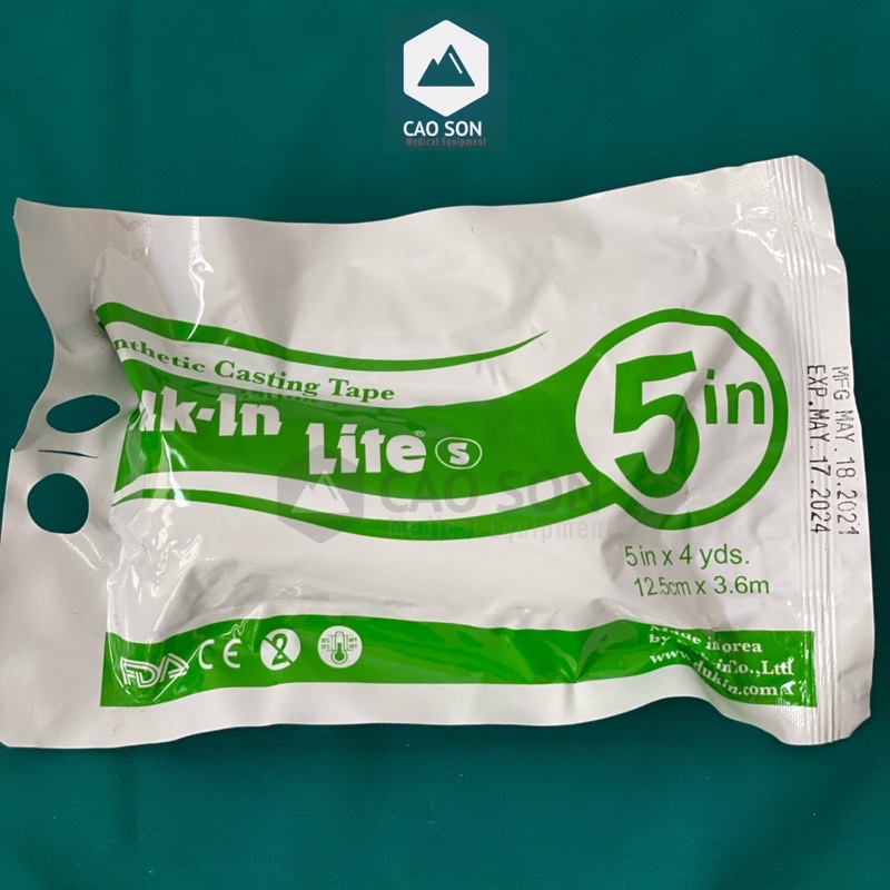 Bột bó thuỷ tinh 3in 4in 5in Hàn Quốc băng chỉnh hình cố định thủy tinh