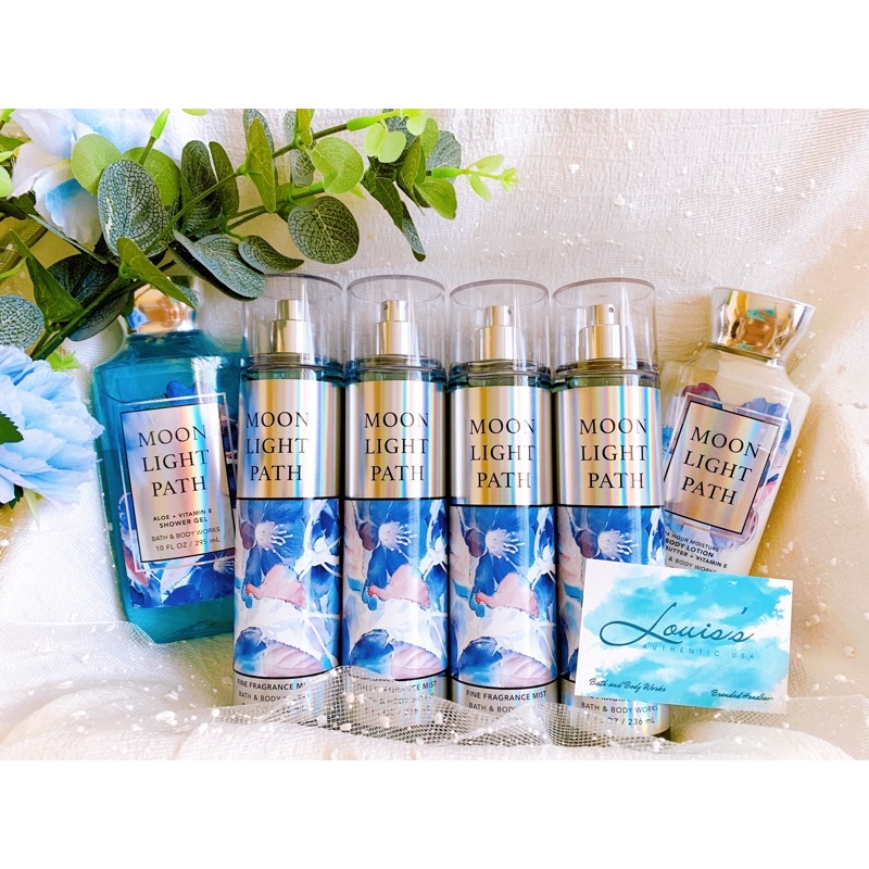 [ MOONLIGHT PATH ] Trọn bộ chăm sóc cơ thể Bath &amp; Body Works Mỹ