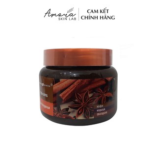 Tẩy da chết body quế hồi 380ml nga - amora skinlab