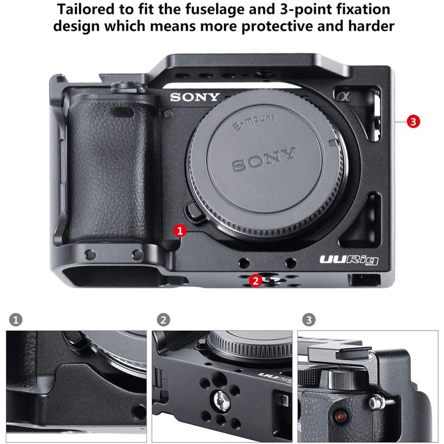 ULANZI UURIG C-A6400 1367 - HÀNG CHÍNH HÃNG - Khung dành cho máy ảnh Sony A6400