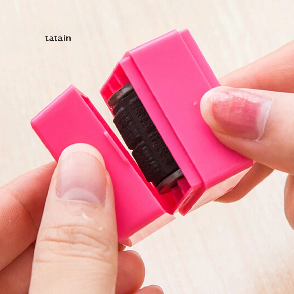 [TAT] NEW Confidential Seal Security Hide ID Garbled Self-Inking Rubber Stamp Protect Identity Theft Stick Confidential