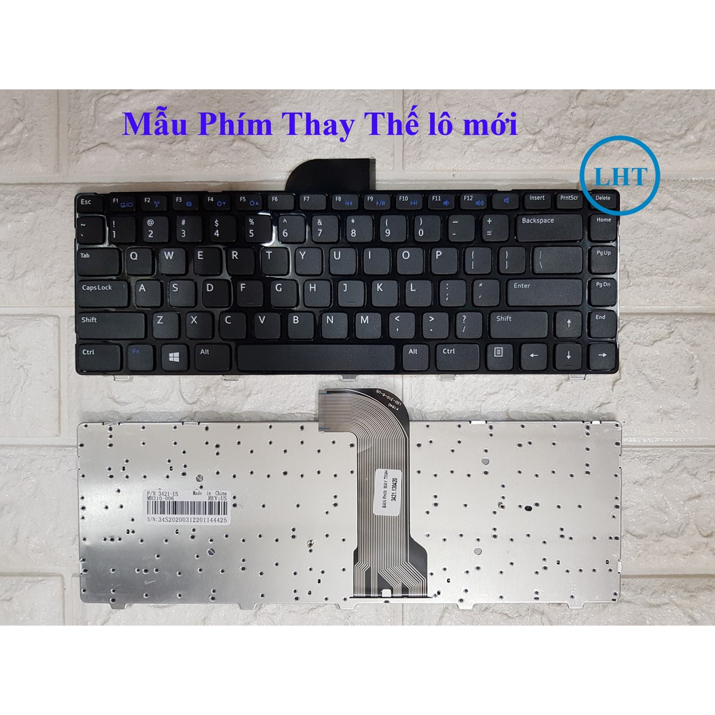 Keyboard/ Bàn Phím Laptop Dell 3421 3437 5421 5437 5435 V2421 nhập khẩu