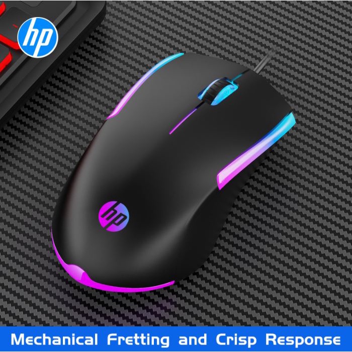 Chuột HP M160 Gaming RGB (Đen)