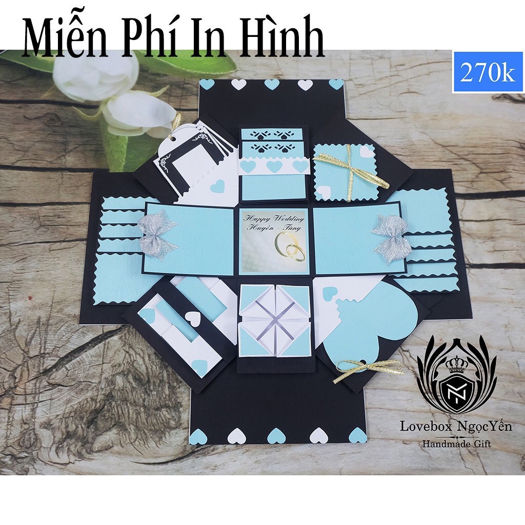 Hộp Quà Love Box Ngọc Yến Miễn Phí In Ảnh | BigBuy360 - bigbuy360.vn