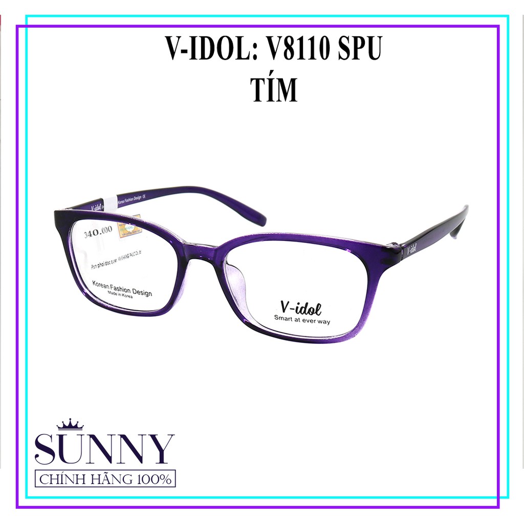 V8110 gọng kính V-idol chính hãng, thiết kế dễ đeo bảo vệ mắt