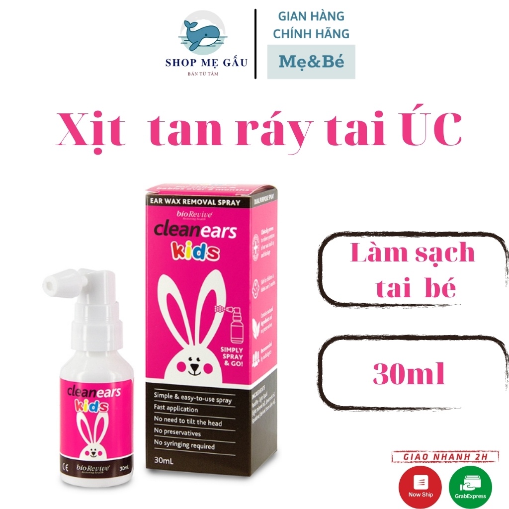 XỊT RÁY TAI CHO BÉ