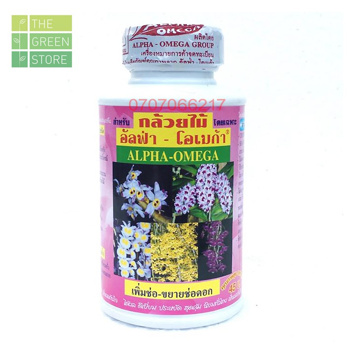 Phân bón kích ra hoa Alpha Omega - nhập khẩu Thái  chuyên dùng cho phong lan