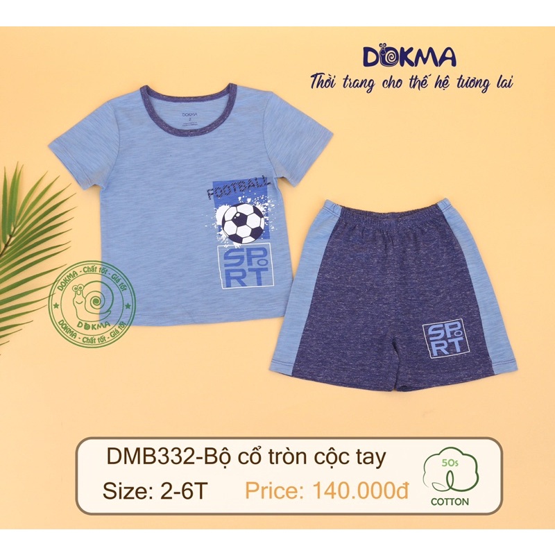 Bộ cotton xước Dokma mềm, mát