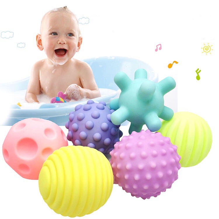 [HCM] Bóng cho bé chơi, bóng xúc giác giúp phát triển xúc giác, thị giác, thính giác cho bé,bóng da cho bé-MY-SZQ01H/W