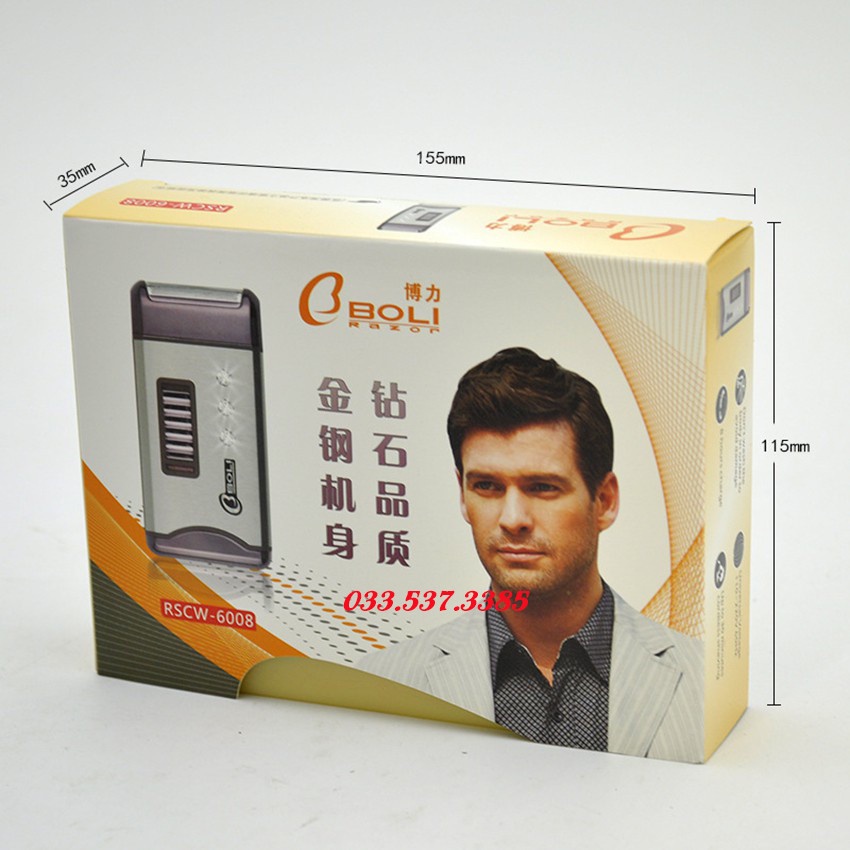 Máy cạo râu, bàn cạo râu RSCW 6008 kiểu cạo ngang công suất 3W