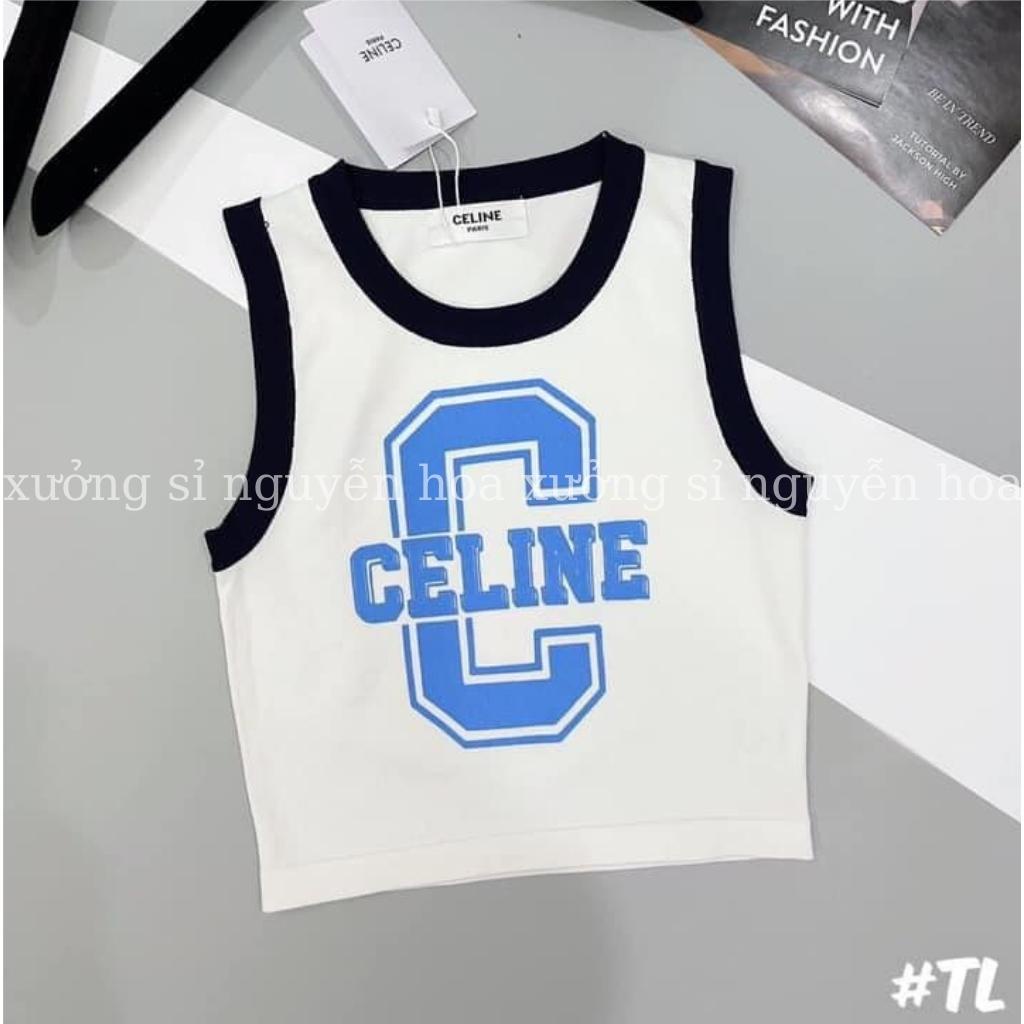 Áo croptop nữ C ba lỗ cổ tròn form dáng ôm body sexy 2 màu trắng đen dễ phối đồ Xưởng Sỉ Nguyễn Hoa