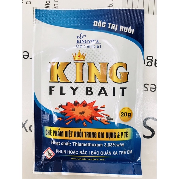Thuốc diệt ruồi tận gốc King Fly Bait diệt triệt để ruồi nhặng trong nhà bạn